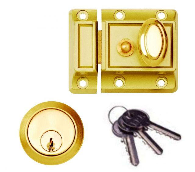 Traditional Narrow Night Latch Brass 40mm Backset Direct Hardware Uk 4608